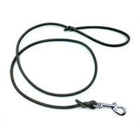 Kožené okrúhle vodítko 6mm / 120 cm čierne